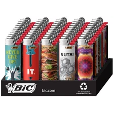 BIC Special Edition Favorites Series Pocket Lighters, 50-Count Tray of Lighters