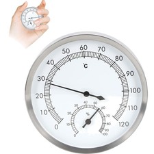 2-in-1 Sauna Thermometer & Hygrometer - Wandmontage, Indoor & Outdoor Nutzung