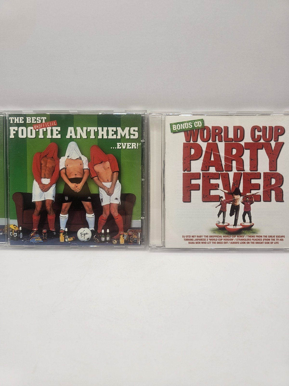 THE BEST FOOTIE ANTHEMS...EVER! + BONUS WORLD CUP PARTY FEVER CD ALBUMS