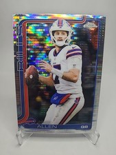 2025 Topps Chrome Josh Allen Pulsar Refractor BUFFALO BILLS 