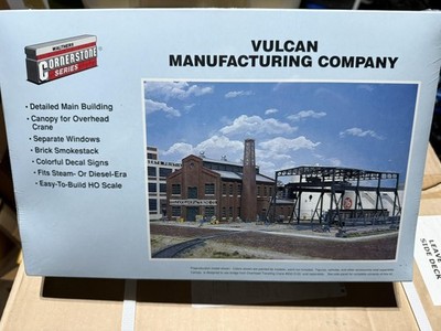 HO Scale Walthers Cornerstone 933-3045 Vulcan Manufacturing Company Building Kit
