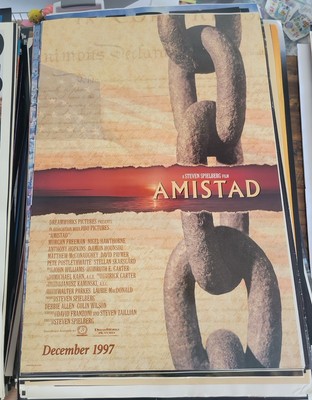 AMISTAD ORIGINAL ROLLED 27X40 DOUBLE SIDED MOVIE POSTER 1997 MORGAN FREEMAN