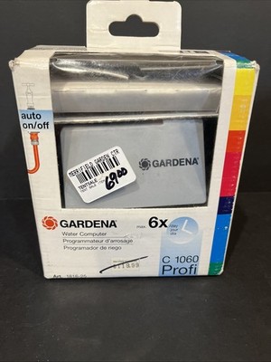 Gardena Comfort C 1060 Programmable Water Computer Sprinkler Timer Irrigation 6X