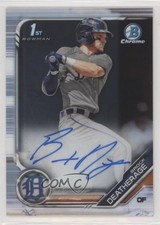 2019 Bowman Chrome Prospect Auto Brock Deatherage #CPA-BD Auto 0c6