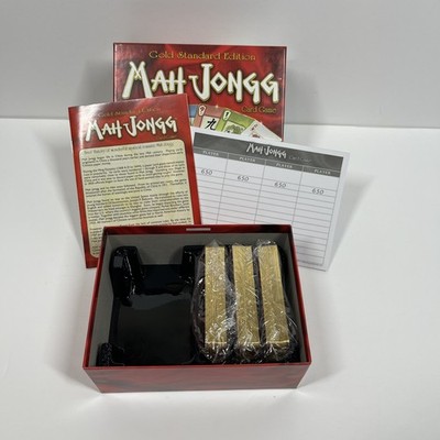 Winning Moves Games MAH JONGG Card Game Gold Standard Edition-New Open Box