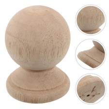 Solid Wood Decorative Capital Wooden Bed Post Finials Unfinished Stairs