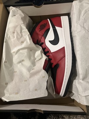 Size 12 - Jordan 1 Mid Chicago Black Toe 2020. NIB