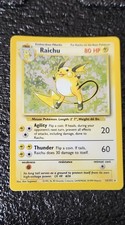 Pokémon TCG Raichu Base Set 14/102 Holo 1999-2000 Wizards Base Set Copyright... on eBay
