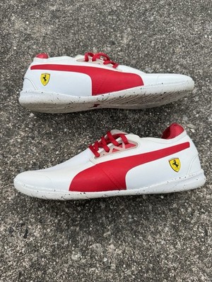 PUMA Scuderia Ferrari White Red Size 7 305895-03