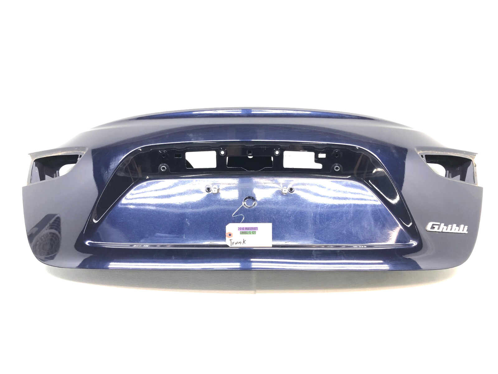 2014-2017 MASERATI GHIBLI S TRUNK LID PANEL OEM.