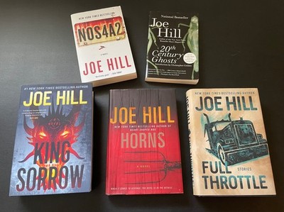 Joe Hill - first edition hardcovers - Horns, Full Throttle, King Sorrow