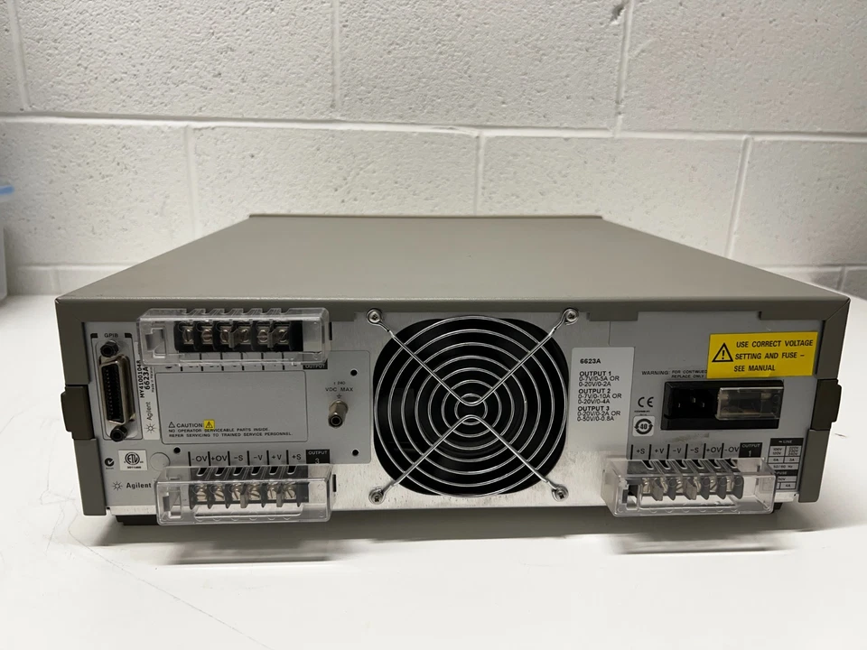 Agilent 6623A System DC Power Supply, 80W, 3 Outputs - Image 3 of 4