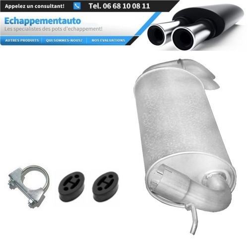 Silencieux arrière Land Rover Freelander 2.5 V6 remplace pot rouillé avec kit complet 00-06