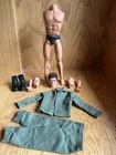 Vintage 1975/76 HASBRO GI Joe MUSCLE BODY EAGLE EYE MAN OF ACTION Figure