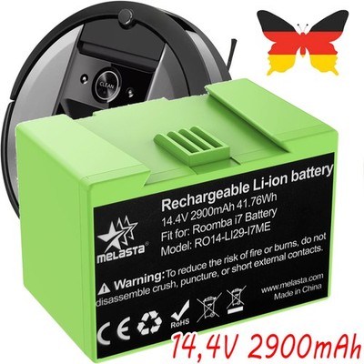 Ersatz Akku für iRobot Roomba Serie i7 i7+ i3 i3+ i4 i4+ Staubsauger 2900mAh DHL
