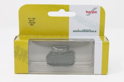 N Scale 1:160 Herpa MiniTanks M113 Armored Personnel Carrier Green