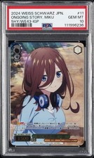 2024 WEISS SCHWARZ JPN IGP 11 ONGOING STORY, MIKU NAKANO PSA 10