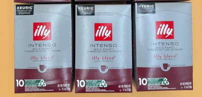 illy Coffee, Dark Roast, K-Cup for Keurig, 100% Arabica Italian -30ct
