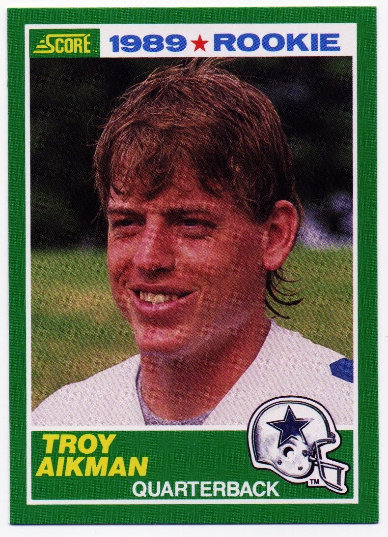 Troy Aikman 1989 Score #270 Base Price Guide - Sports Card Investor