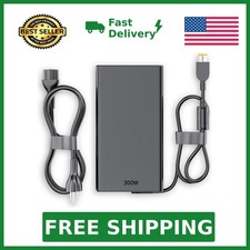 300W 20V 15A Laptop Charger Fit for Lenovo Legion Power Adapter Square Tip  ...