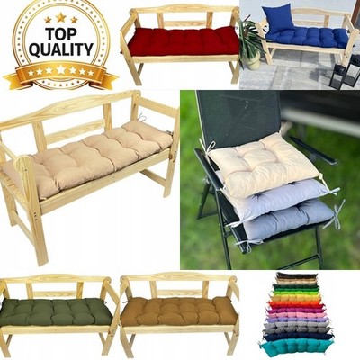 Bankauflage Sitzkissen 40x40  200 cm Polster Auflage für Gartenbank & Stühle