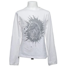 Traumpferde by Manguun, Langarmshirt, Größe: 140, Weiß, Print, Mädchen #g8I