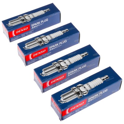 Set of 4 Denso Nickel Spark Plugs for Proton Satria 4 cyl 1.3L 4G13 1999~2002
