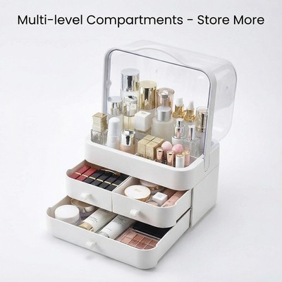 Kosmetik Make Up Organizer Beauty Organizer 3 Schublade Aufbewahrung Schmuck Box