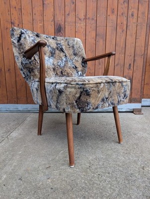 Cocktail Sessel Clubsessel Vintage 50er Easy Lounge Armchair Mid Century 50s C