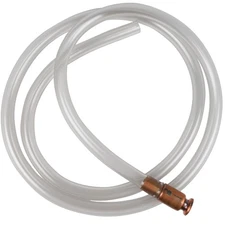 6 Foot Hose For Gasoline And More - 1/2" Valve Siphon Pump - Use for Cars, Bo...
