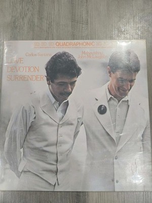 Carlos Santana John McLaughlin Love Devotion Surrender  Quadraphonic Lp CQ 32034