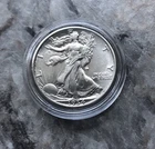 1934 WALKING LIBERTY SILVER HALF DOLLAR ALMOST UNCIRCULATED