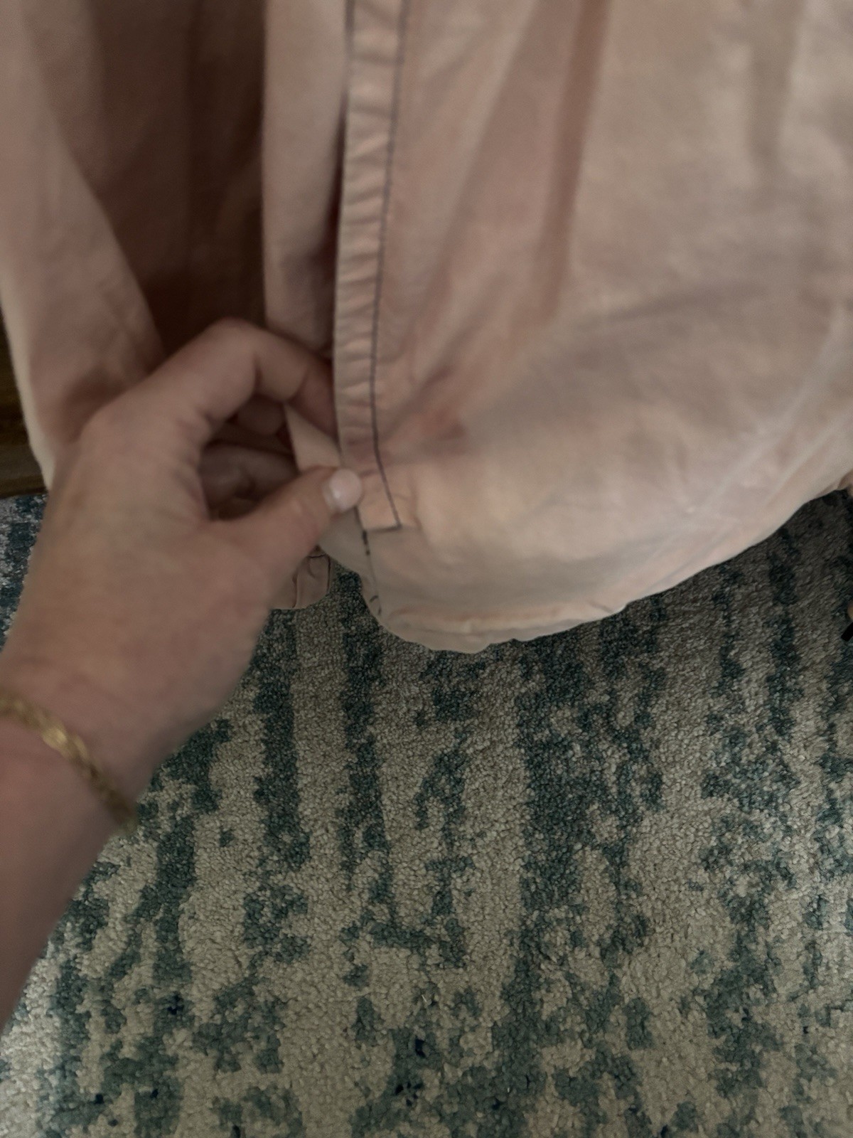 Patagonia Men's Button Down Drawstring Reworn Shi… - image 4