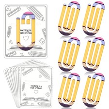 12 Pcs Jumbo Teacher Acrylic Paper Clips Set 4 Inch Paperclip Bookmark Teache...