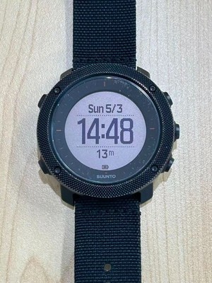 SUUNTO TRAVERSE ALPHA Watch Black Red Excellent Condition