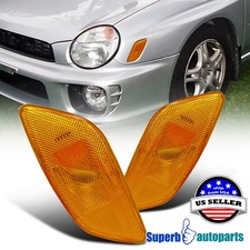 Fits 2002-2003 Subaru Impreza 02-03 Wrx Rs Side Marker Turn Signal Lights Pair