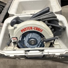 PORTER-CABLE 743 7 1/4" Circular Saw 120V Corded Electric w/ Case Used
