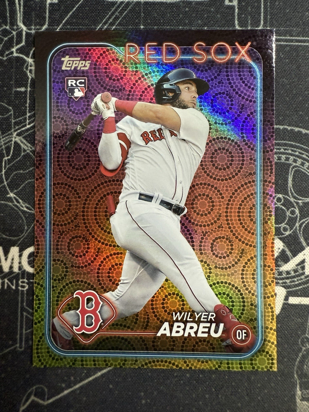 2024 Topps Series 2 WILYER ABREU RC #672 Summer Holiday Foil Red Sox 