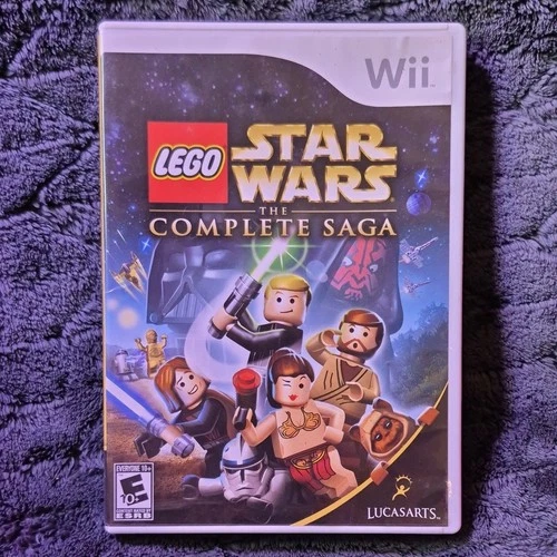 LucasArts LEGO Star Wars The Complete Saga Nintendo Wii 2007 E10+ NTSC Case
