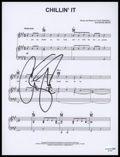 Cole Swindell "Chillin' It" Country Singer AUTOGRAPH Signed Sheet Music ACOA