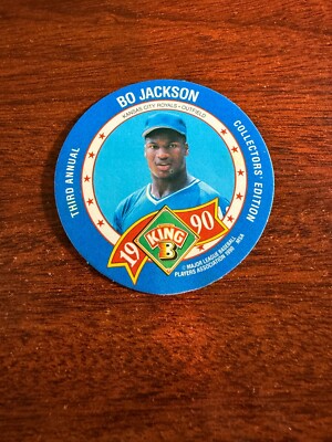 1990 King B Meats Disc #17 Bo Jackson. NRMT