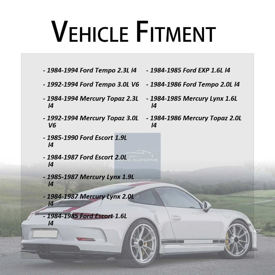 Brazo de control completo delantero exterior e inferior 4x para Mercury Lynx 1984 1985 1,6 L Foto 2 de 4