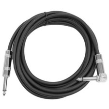Perfektion 10ft Guitar, Bass, Instrument Cable, 1/4" Right-Angle/Straight, PM103