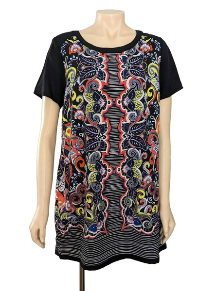 Tokito Shift Dress Sz 14 Short Sleeves Lined Comfortable Work Causal