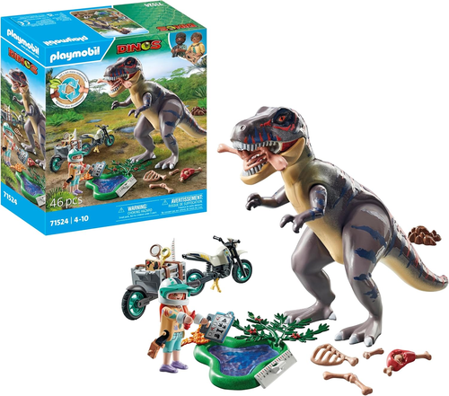 PLAYMOBIL Dinos 71524 T-Rex Crawl, Die Suche nach Tyrannosaurus Rex 4+
