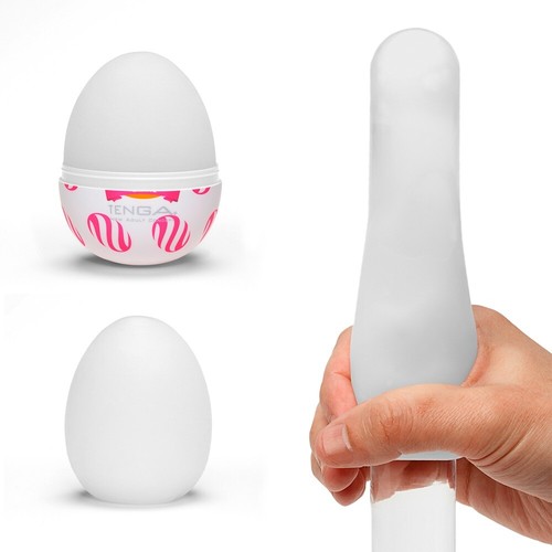 TENGA EGG CURL - Stroker der neuen Serie für Männer mit stimulierender Rille und Spirale - Bild 4 von 4