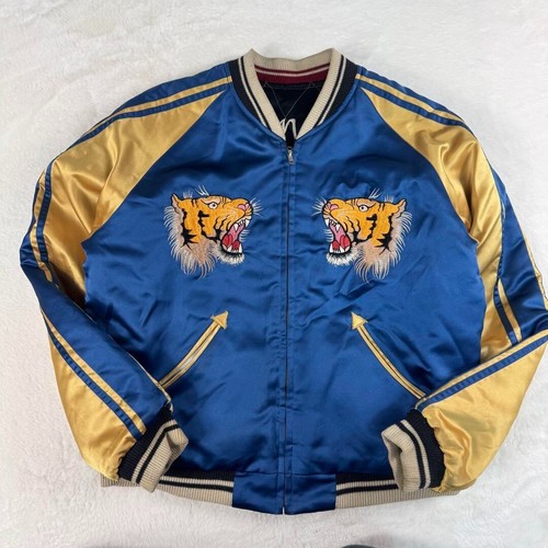 【Sukajan】Tailor Toyo reversible tiger and dragon embroidered sukajan - Picture 3 of 10