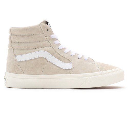 Vans Sk8-Hi (Pig Suede) - Sandshllsnwwht - Afbeelding 1 van 12