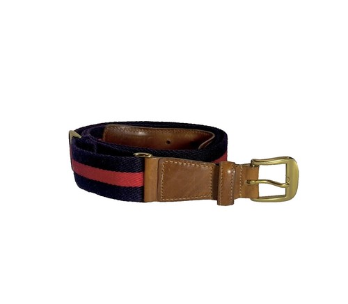 Brooks Brothers tweed leather belt New NWT Brooks Brothers Woven Harris Tweed Belt Size Small S  main image 3
