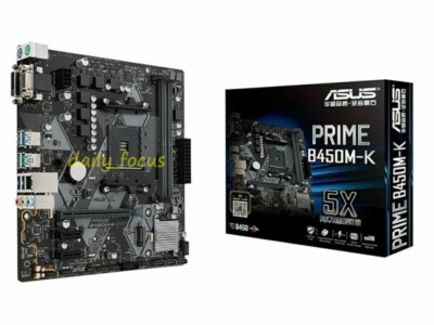 ASUS PRIME B450M-K Motherboard Socket AM4 AMD B450 DDR4 MicroATX